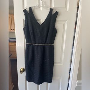 Tahari Arthur S. Levine sleeveless black sheath in size 8.